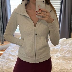 Lululemon Scuba Hoodie Fleece Gray (size 8)